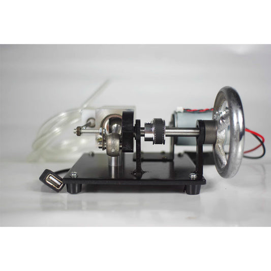 Mini Single Cylinder Horizontal Steam Engine Generator Model DIY Kit Set