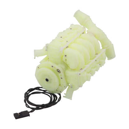 V8 Engine Model Kit that Works - Build Your Own V8 Engine - Paint Your Own V8 Engine -MAD RC V8 Engine for Capra VS4-10 Pro