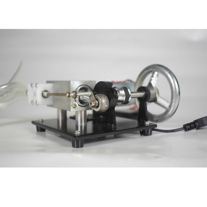 Mini Single Cylinder Horizontal Steam Engine Generator Model DIY Kit Set