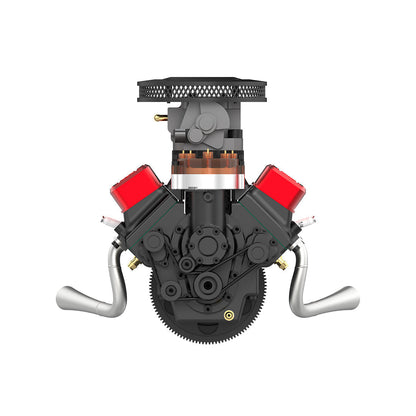 TOYAN V8 Engine FS-V800WGPC 28cc OHV Gasoline Engine - Build Your Own V8 Engine - V8 Engine Model Kit That Works