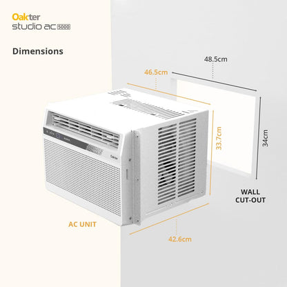 Oakter 0.5 Ton Inverter Studio AC 5000