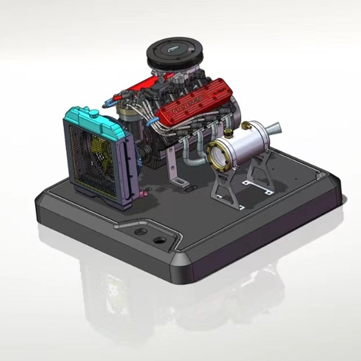 Upgraded Aluminum Engine Stand for TOYAN FS-V800WGPC Engine Model