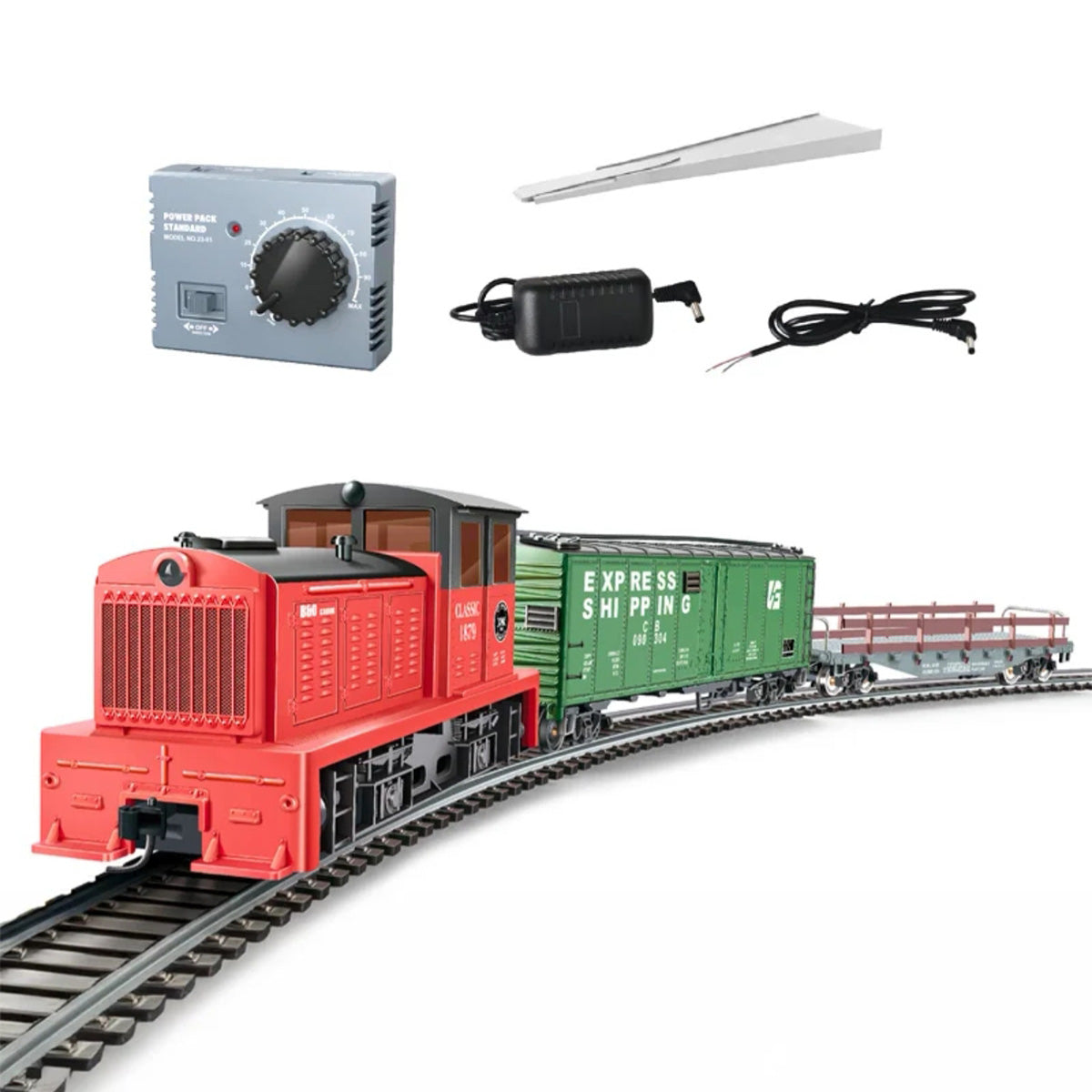 1/87 HO Scale British 0-4-0 Alloy Powered Steam Railway Model