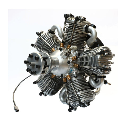 NGH GF150R5 150cc Radial Engine Five-cylinder Four-stroke Air-cooled Gasoline Engine Model for Fixed-Wing RC Airplanes