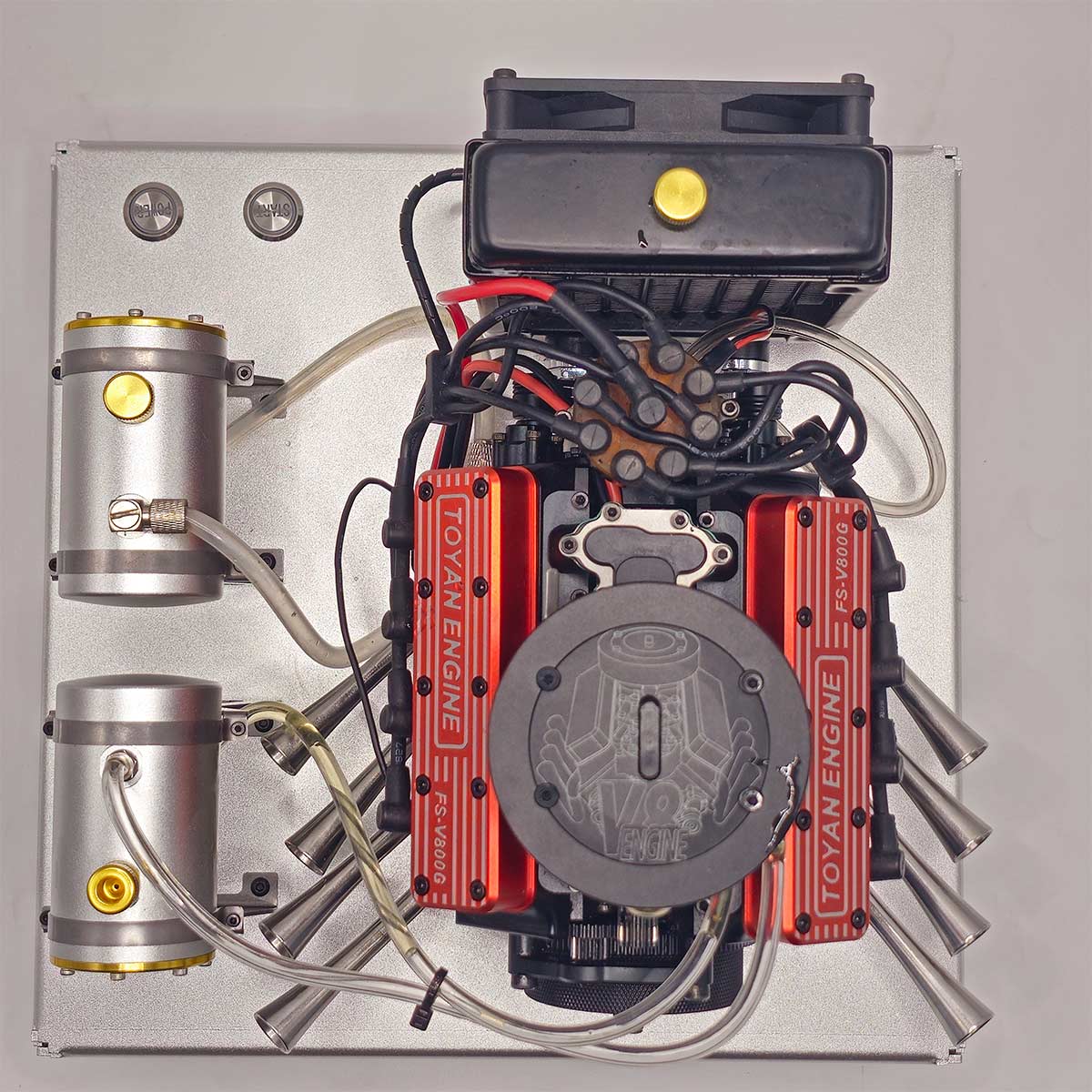 Upgraded Aluminum Engine Stand for TOYAN FS-V800WGPC Engine Model