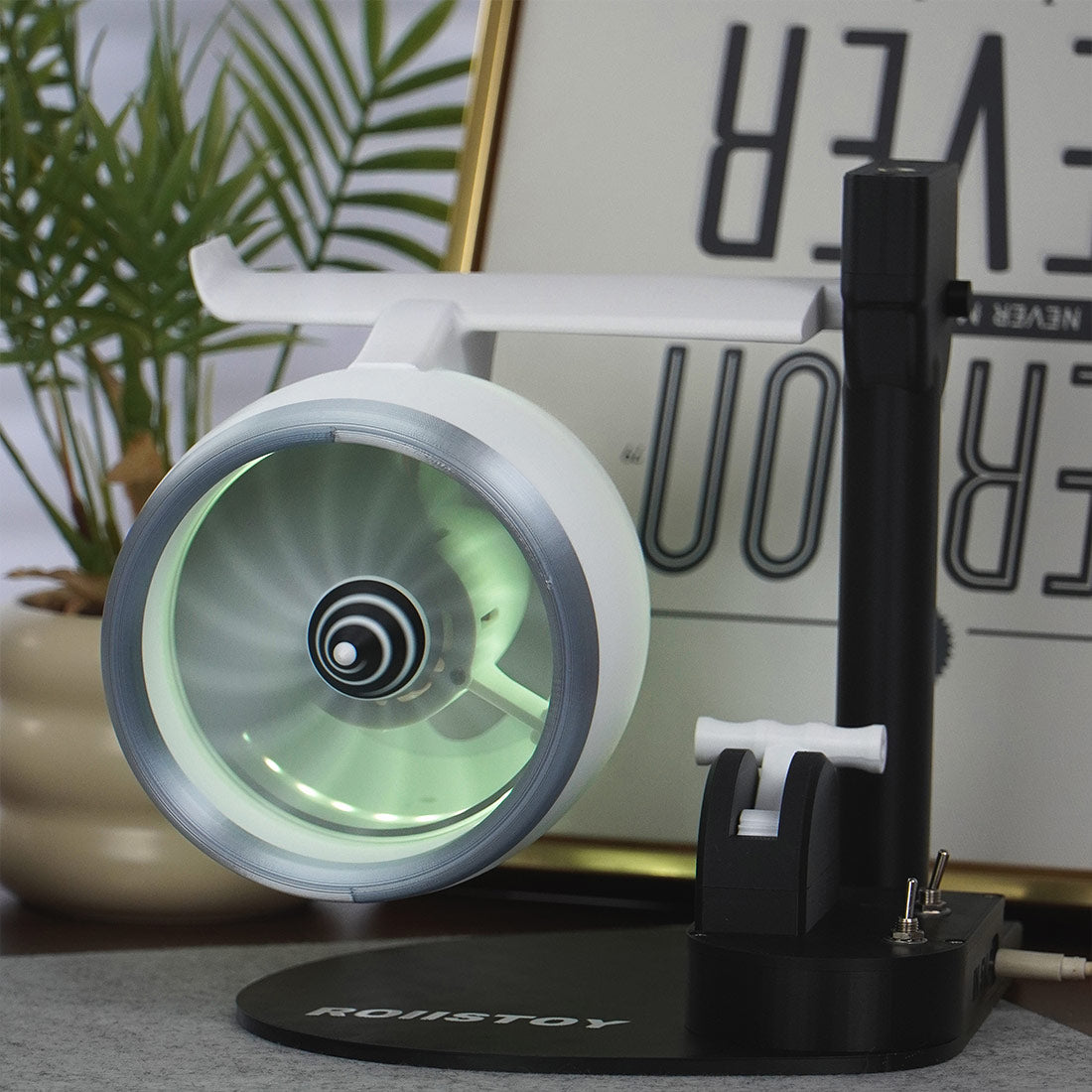 Turbo Jet Engine Desktop Fan High-Speed Cooling with Futuristic Design