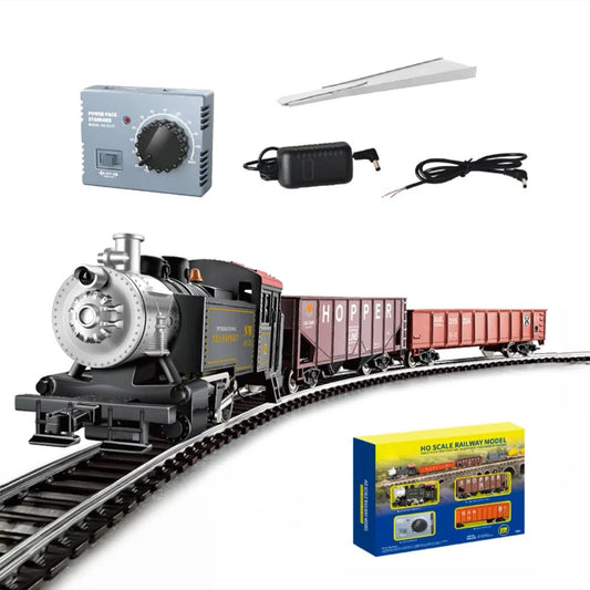 1/87 HO Scale British 0-4-0 Alloy Powered Steam Railway Model