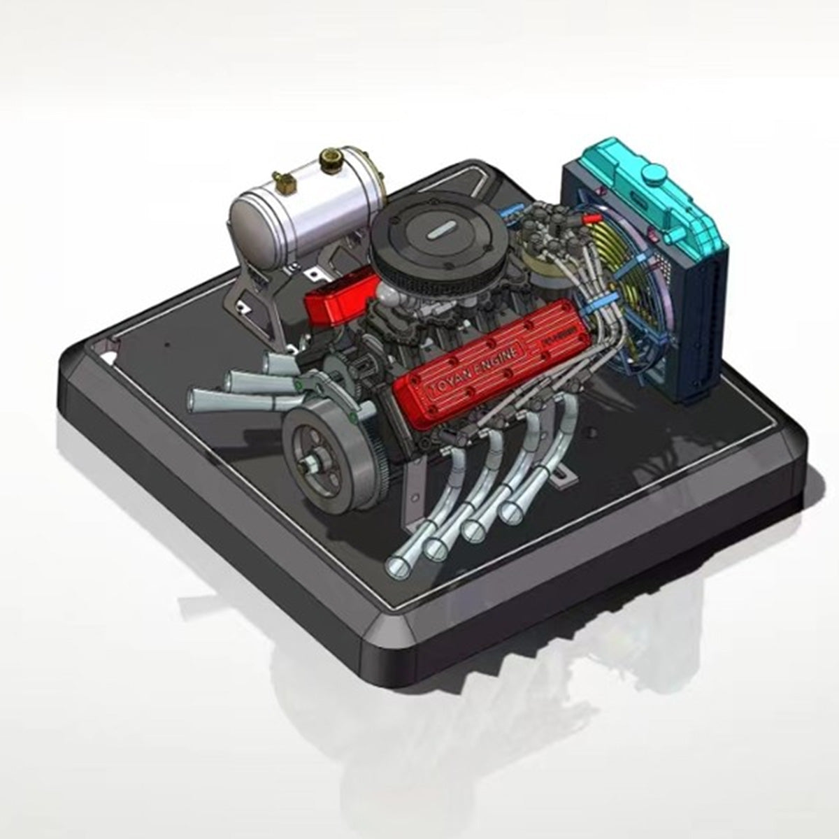 Upgraded Stand for TOYAN V8 FS-V800WGPC Engine Model