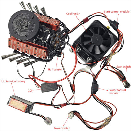 Upgraded Stand for TOYAN V8 FS-V800WGPC Engine Model